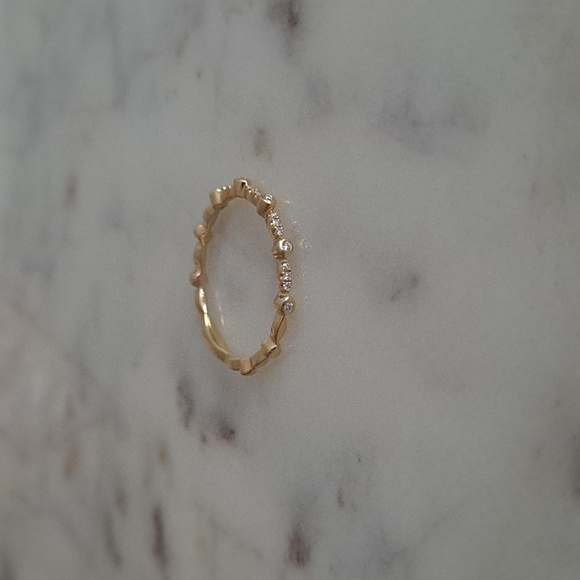 Shy Creation 14K gold and diamond ring - Picture 15 of 16
